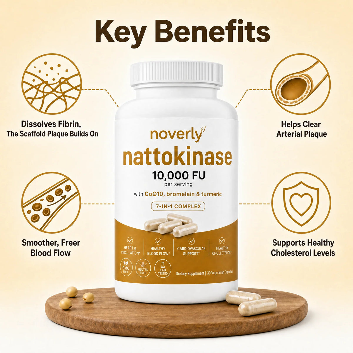 Nattokinase Max Potency 10,000 FU Capsules