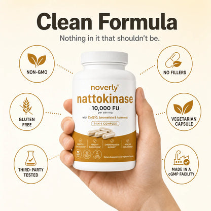 Nattokinase Max Potency 10,000 FU Capsules